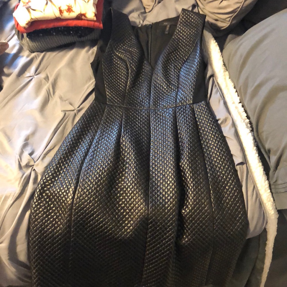 Bcbg quilted dress